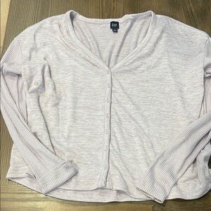 GAP Soft Pink V-Neck Cardigan